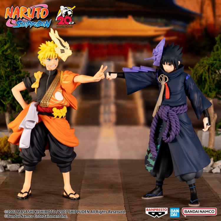 NARUTO SHIPPUDEN UCHIHA SASUKE FIGURE(ANIMATION 20TH ANNIVERSARY COSTUME)