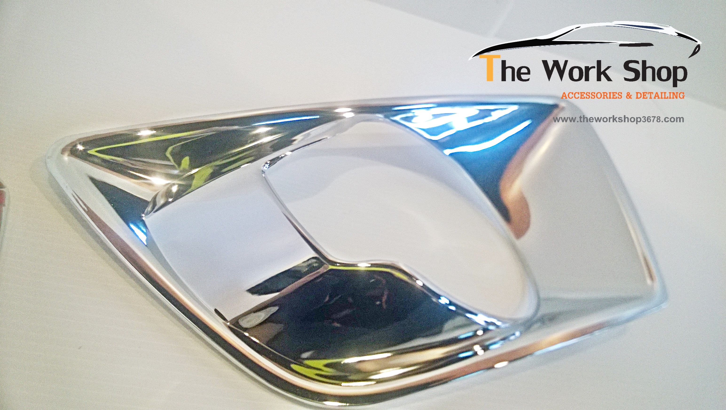 Chrome Front Fog Light Cover Type B for Ecosport - โครเมี่ยมครอบไฟตัดหมอก แบบ B