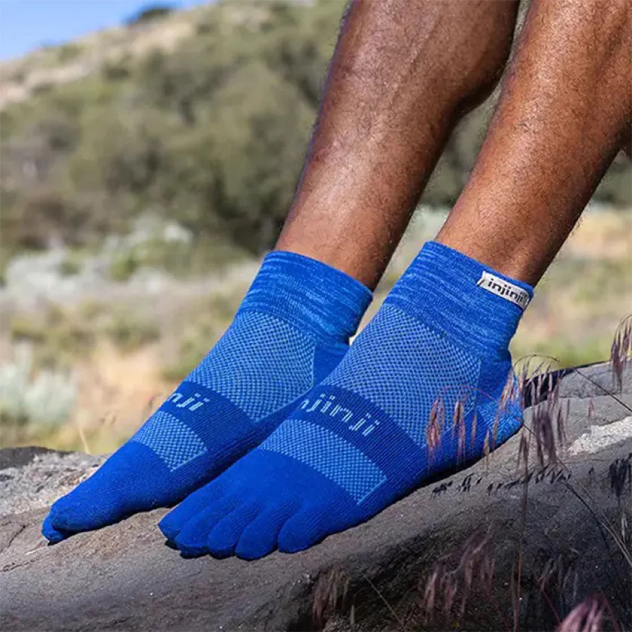 ถุงเท้าวิ่ง Injinji Trail Ankle Running Socks ‘3สี‘ (M)