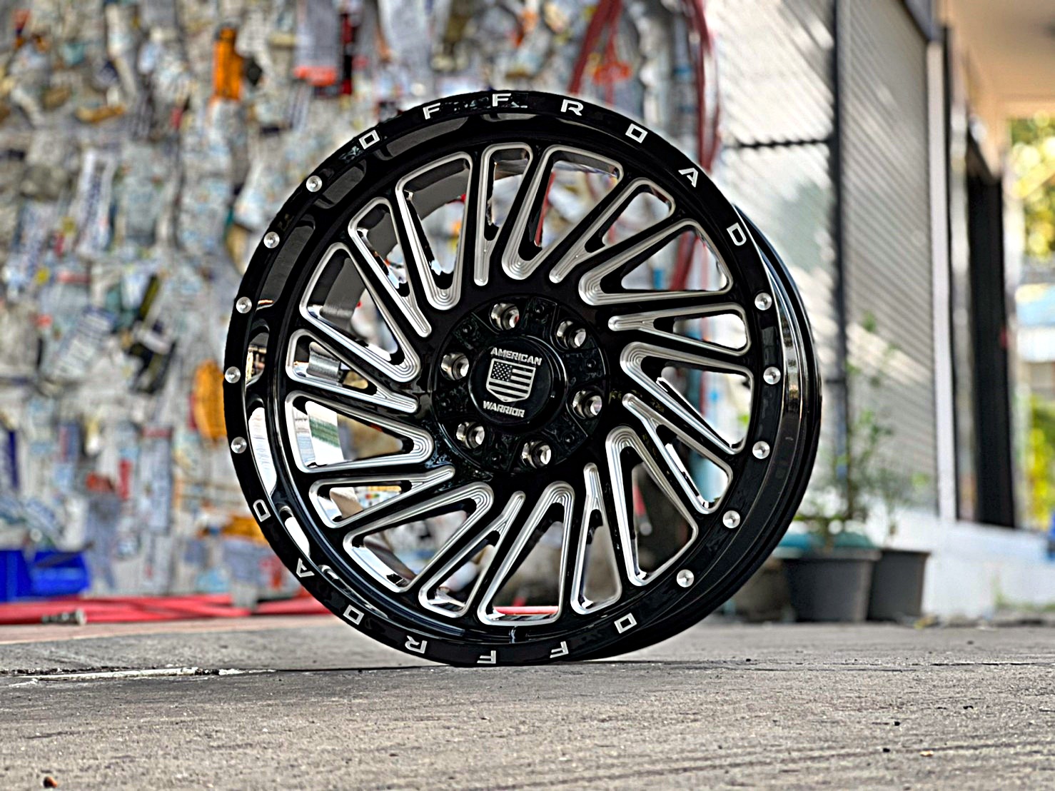 AMERICAN WARRIOR BE035 ขอบ20 ลายใหม่ที่ STEP9