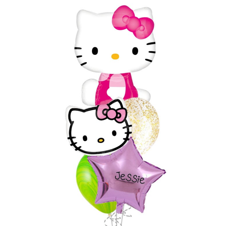 เซทฟอยลูกโป่งคิดตี้ / Kitty Helium Balloon Set