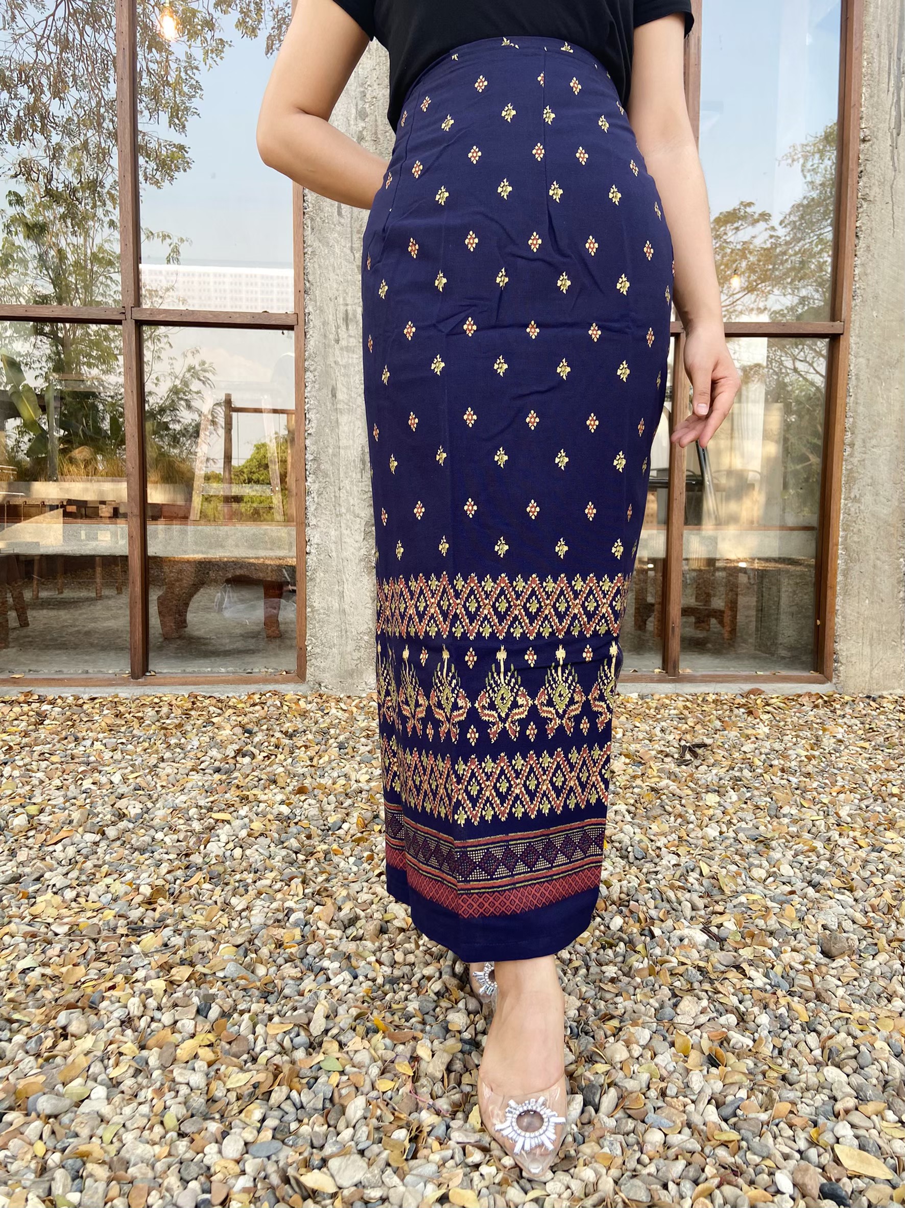 ผ้าถุงฝ้ายพิมพ์ลาย