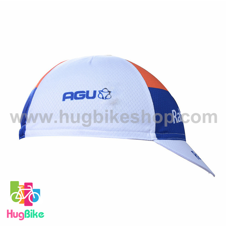 หมวกแก๊บ Rabobank 15 (01) สีขาวน้ำเงินแดง