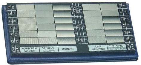 แผ่นเทียบผิว,Surface Roughness Comparator