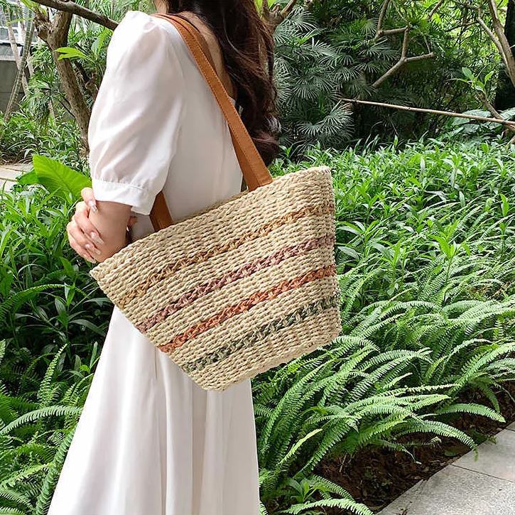 กระเป๋าสะพายใบใหญ่ สายหนังpu แฟชั่น เกาหลี 🍧