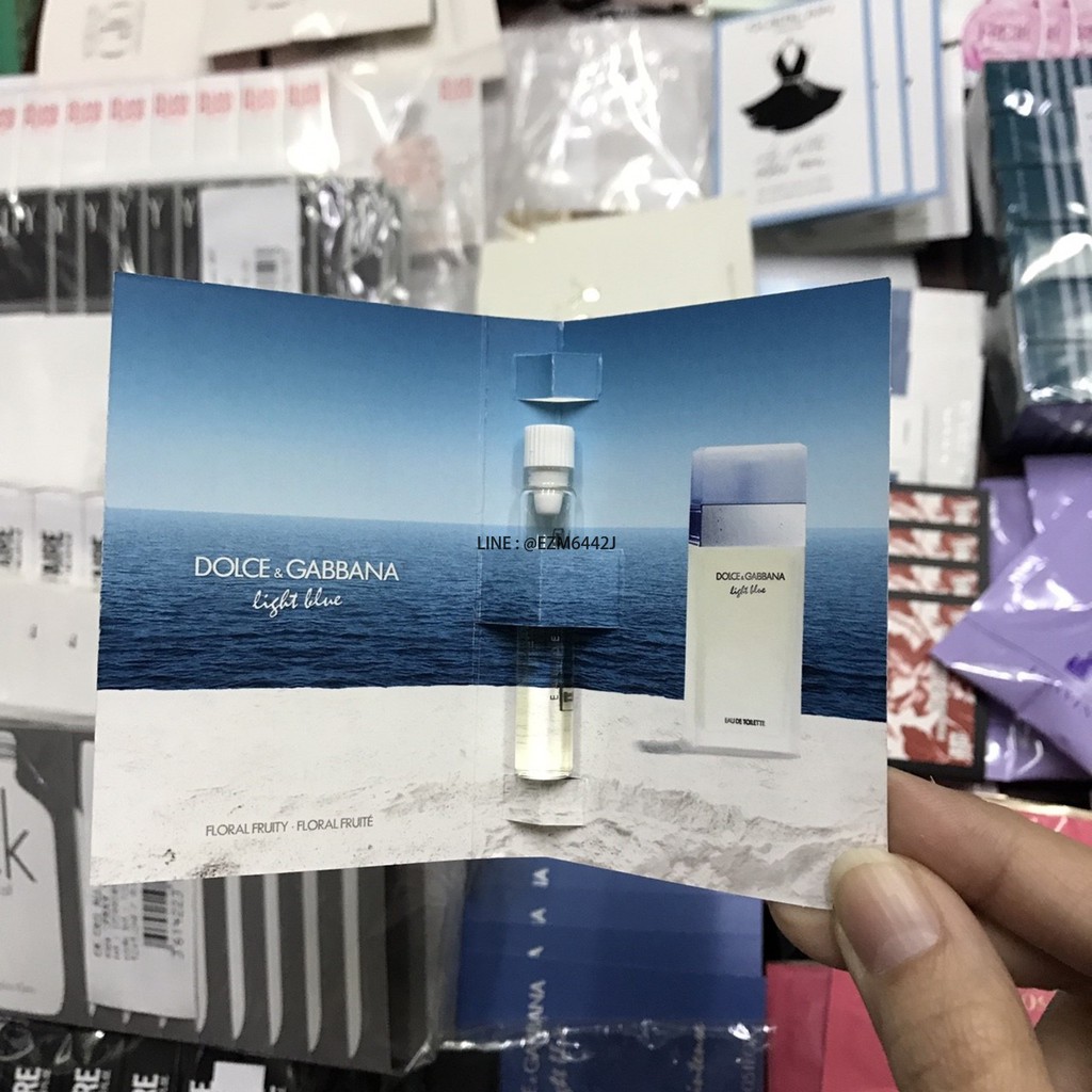 เช็คก่อนสั่ง น้ำหอมแท้ ขนาดทดลอง DOLCE & GABBANA LIGHT BLUE FOR WOMEN EAU DE TOILETTE SPRAY