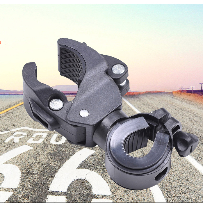 แท่นยืดไฟฉายจักรยานแบบหนีบ