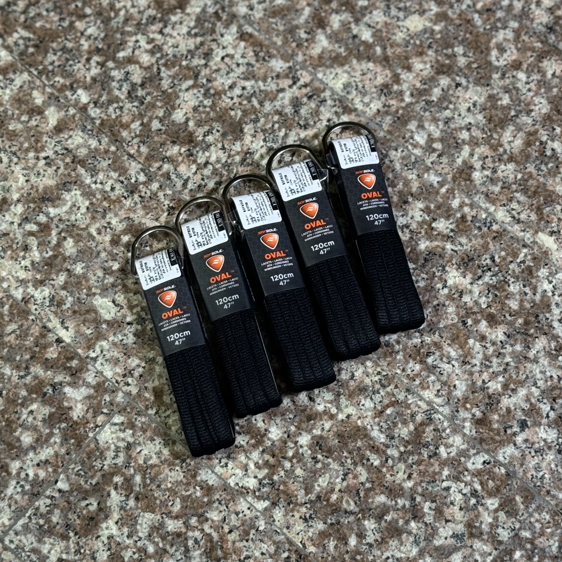 เชือกรองเท้า SofSole Oval Lace ‘Black’