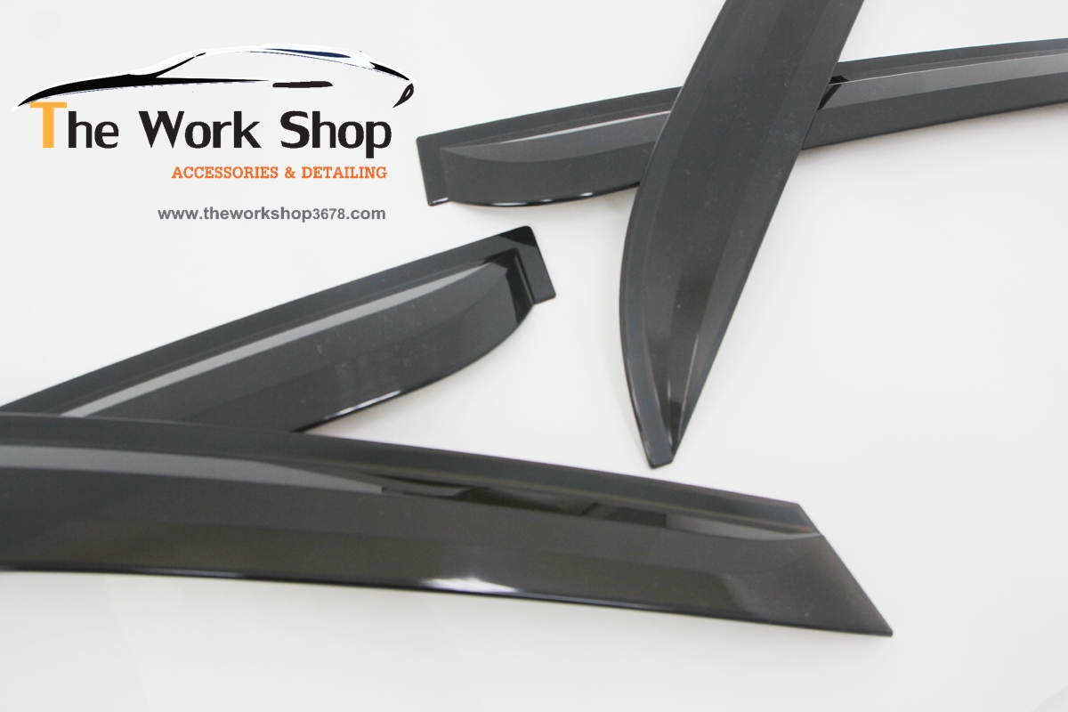 Smoke Door Visor for Korendo ( กันสาดสีดำ )