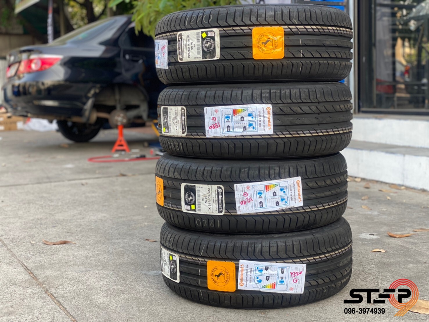 CONTINENTAL CONTACT5 SSR 245/45-17 ยาง RUNFLAT ราคาถูกที่ STEP9