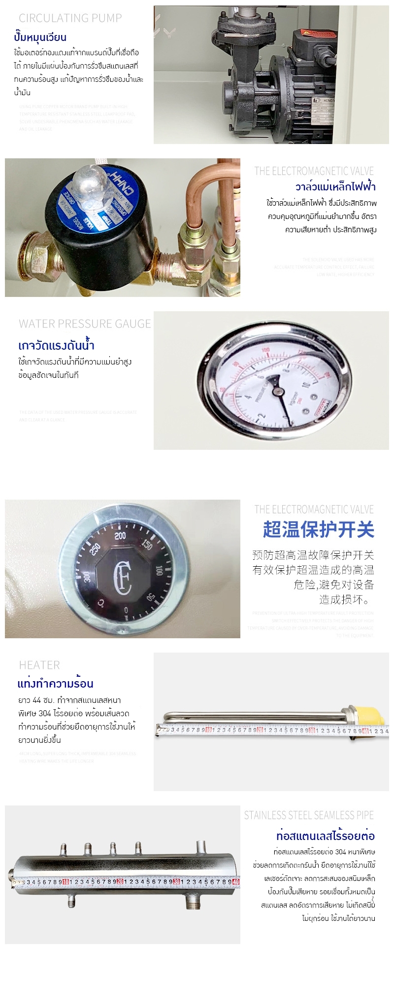 เครื่องควบคุมอุณหภูมิแบบน้ำมัน/น้ำ 6kw-9KW – เพิ่มประสิทธิภาพการผลิตของคุณอย่างมืออาชีพ!