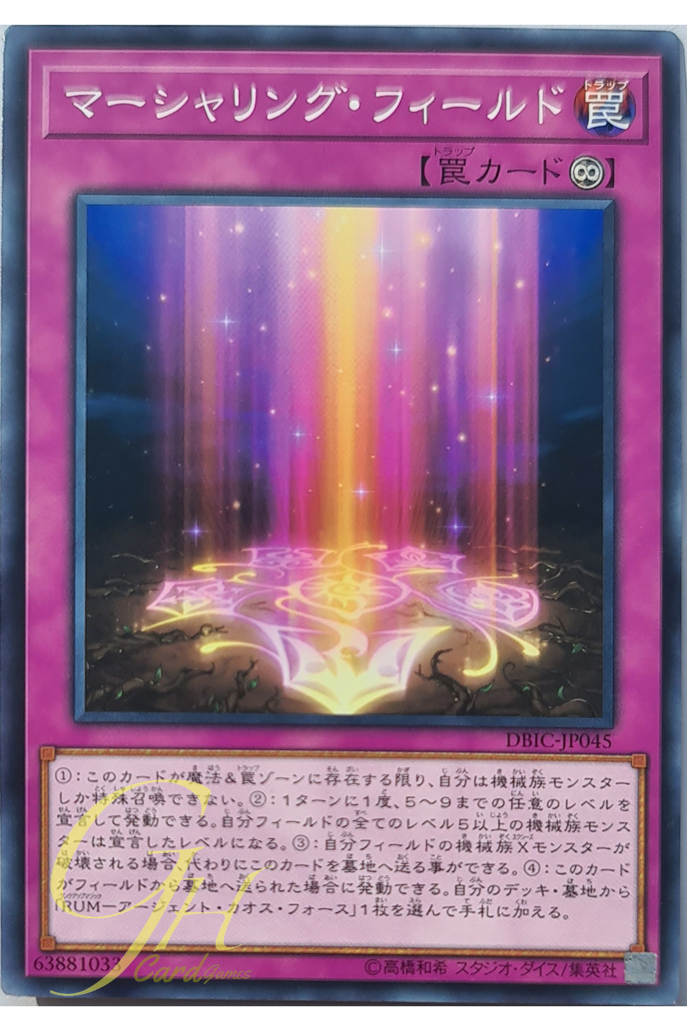 [DBIC-JP045] Marshalling Field (Common)