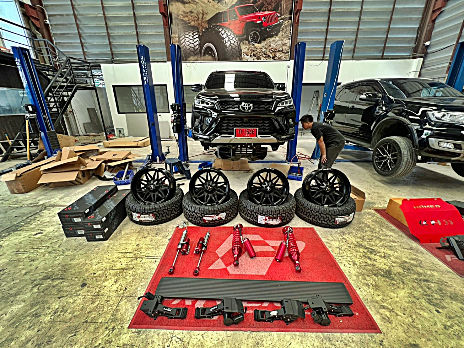 #TOYOTA_LEGENDER_จองคิวจากชัยนาท ไม่ยก ใส่ล้อออฟลบ