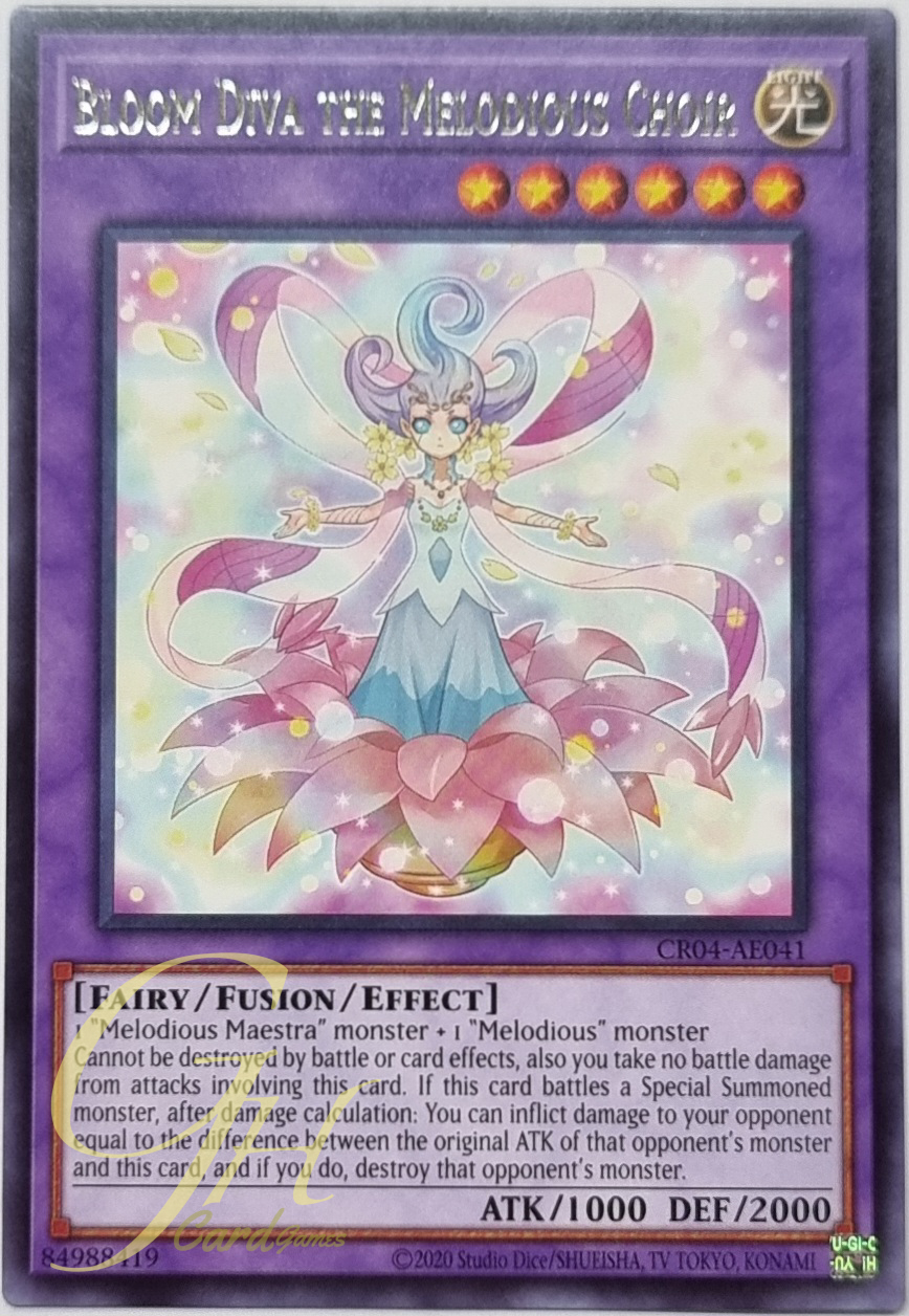 Yugioh [CR04-AE041] Bloom Diva the Melodious Choir (Rare)