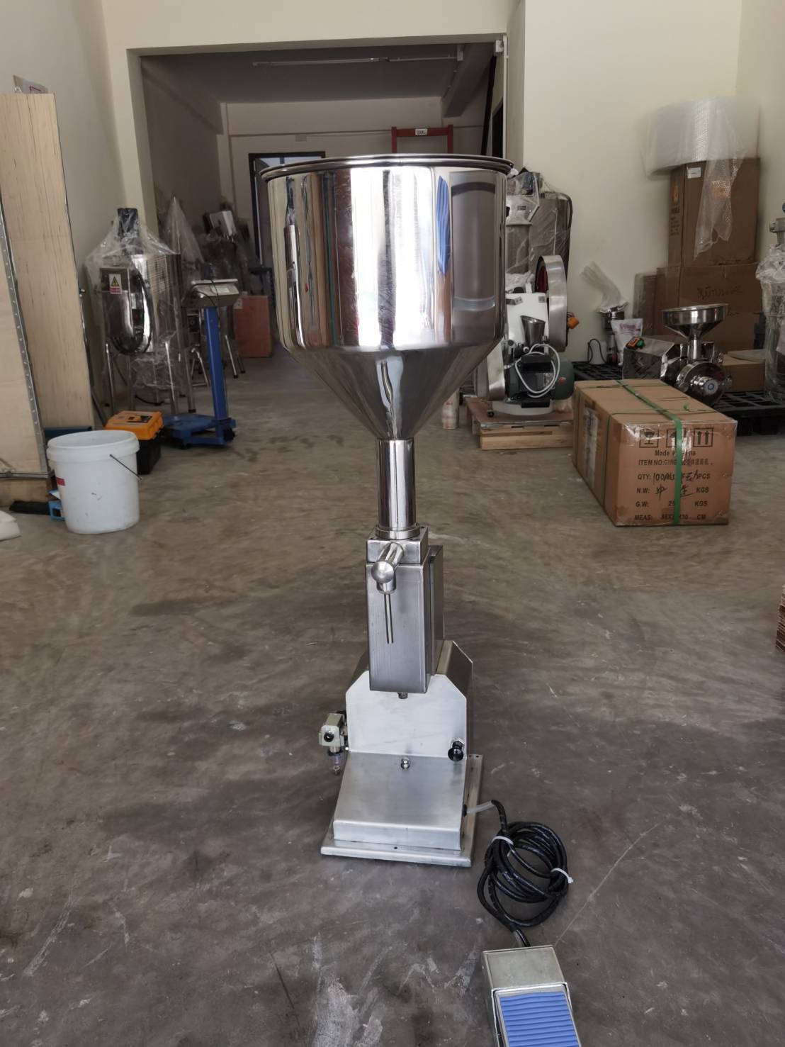 17151 OCJX-01เครื่องบรรจุของเหลว มือโยกรุ่น A03 PRO Set 2-100g /17152 ปั้มลม