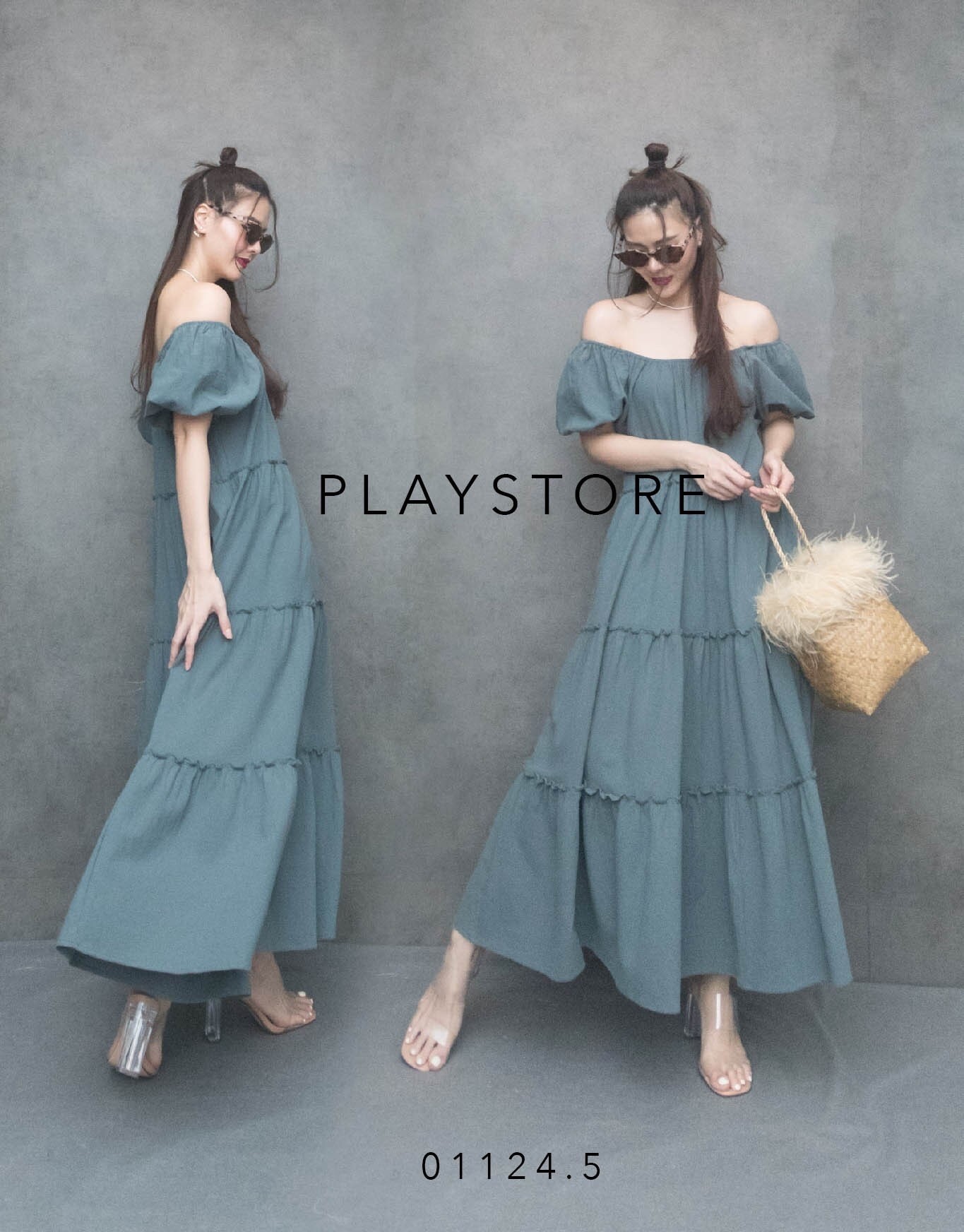 เดรสยาวแขนตุ๊กตา