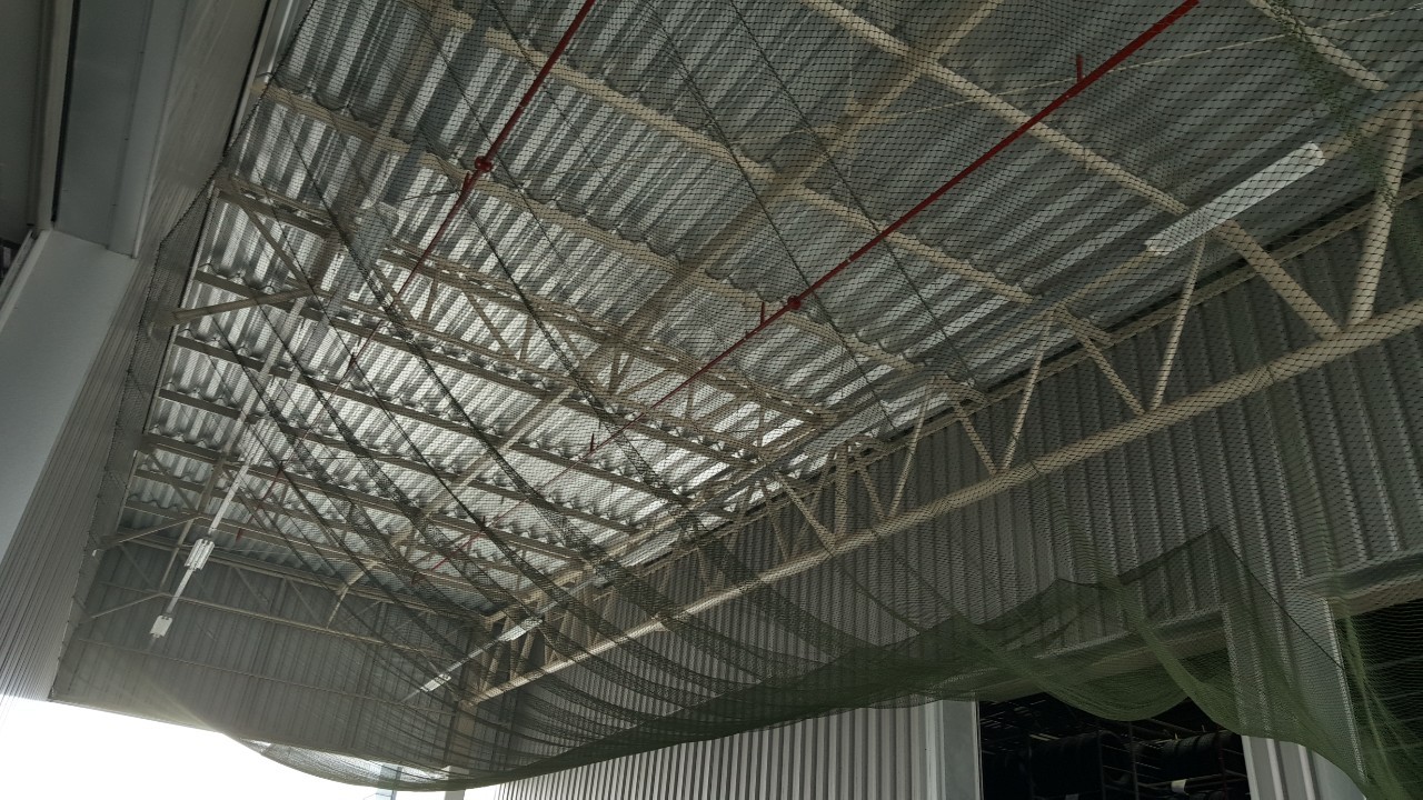 ติดตั้งข่ายกันนก จำหน่ายตาข่ายกันนก อย่างดี รับงานสั่งผลิตทุกขนาด ผสมสารป้องกันรังสียูวี