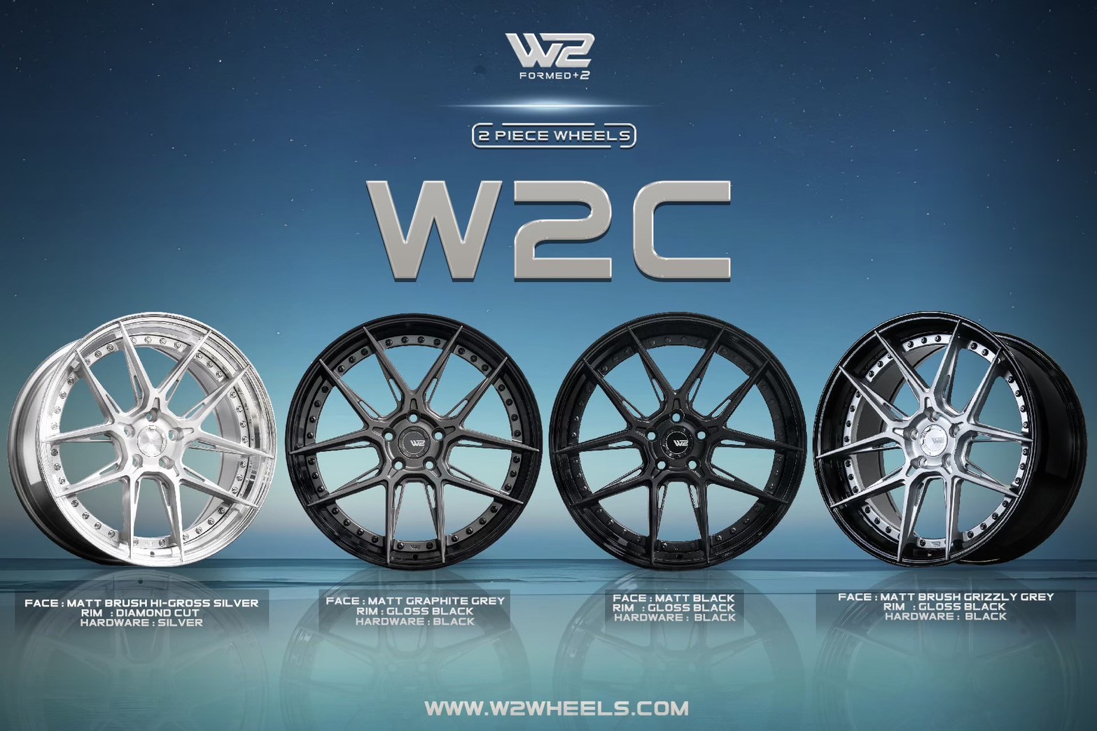 ล้อแท้ W2C ล้อ2ชิ้นขอบ20 ชุดละ 66,000 บาท ที่ STEP9