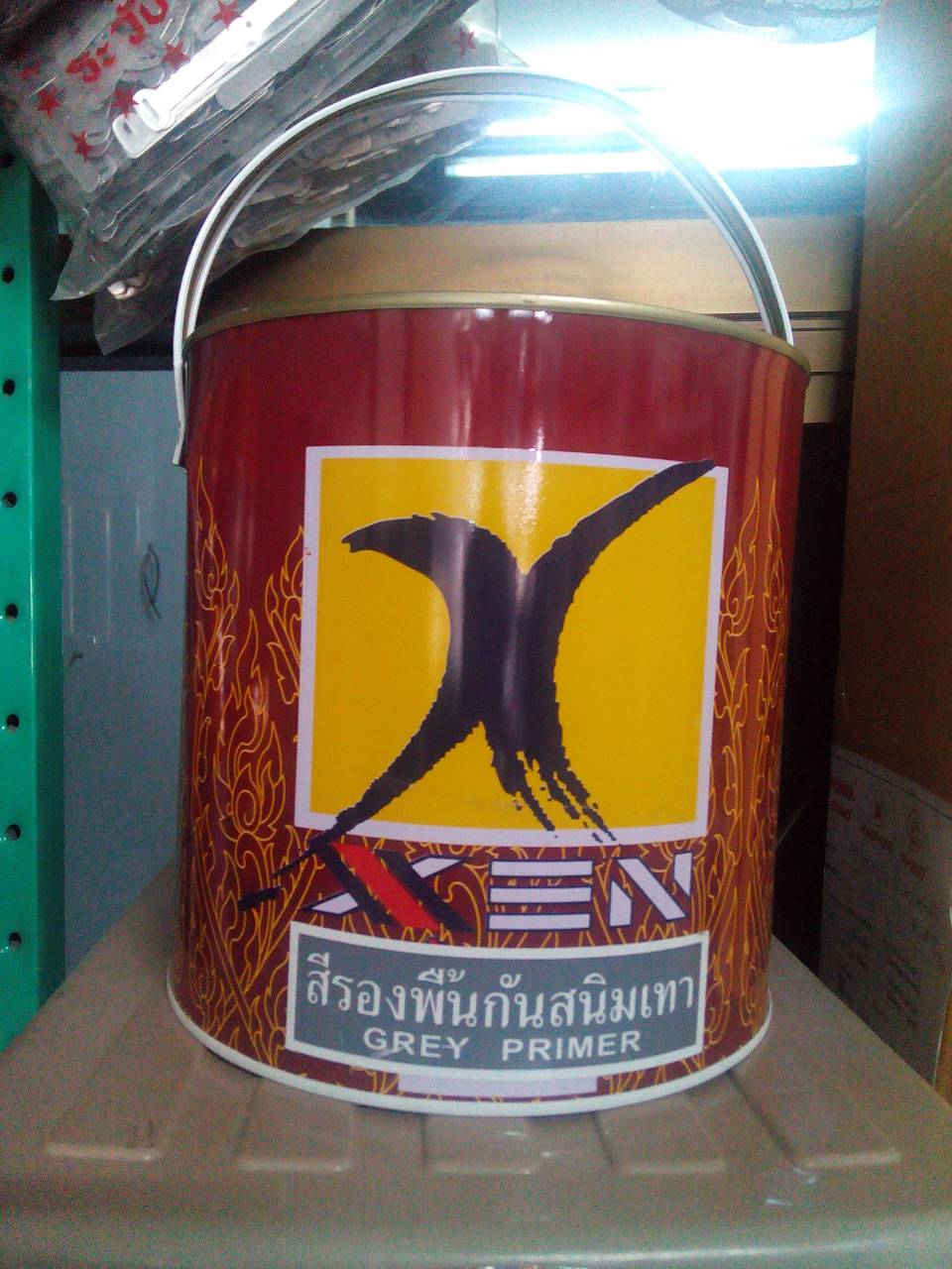 สีรองพื้นกันสนิม"XEN" สีเทา (3.5L)