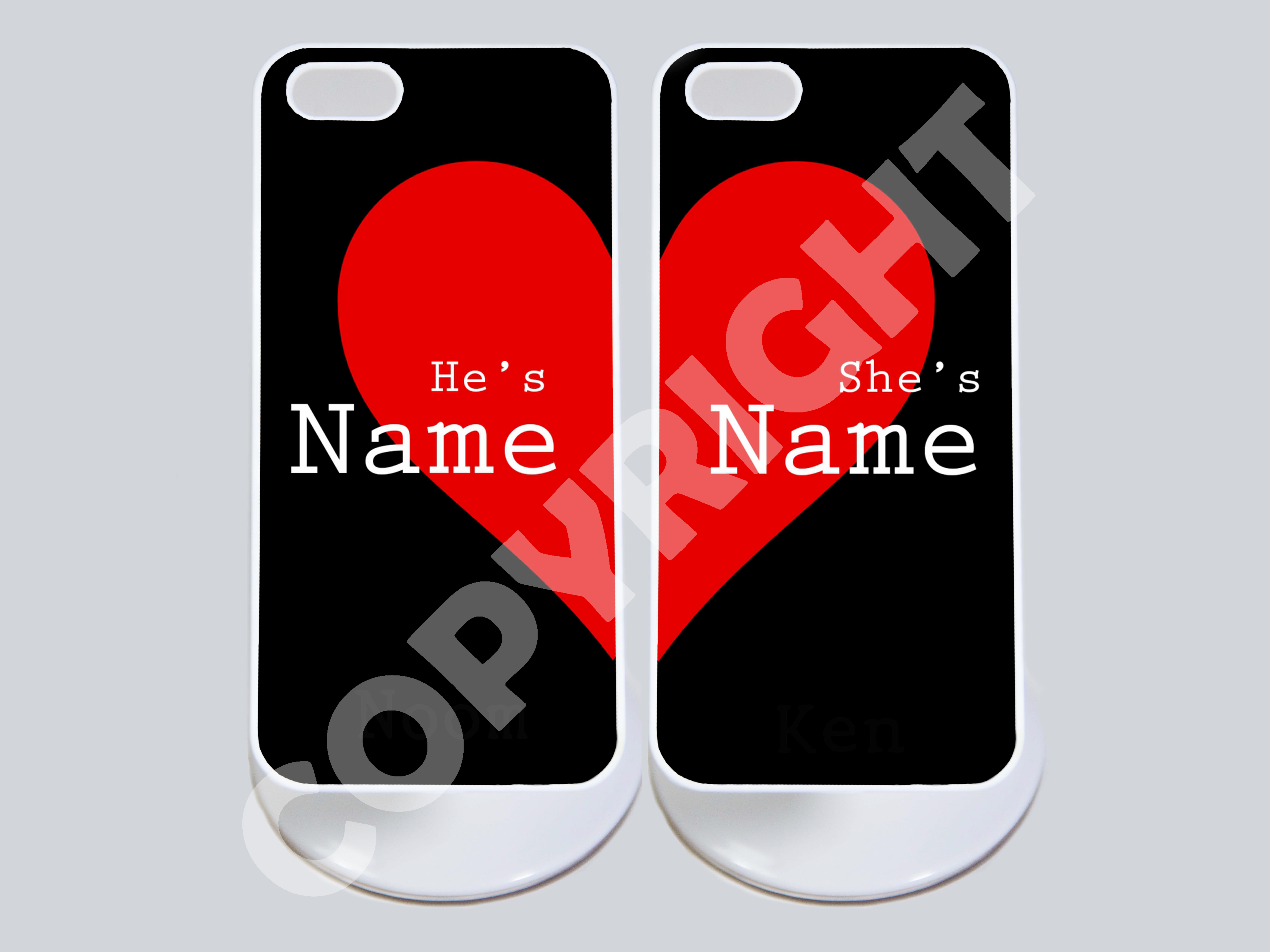 เคสสั่งทำ - ลายเคสคู่ หัวใจ