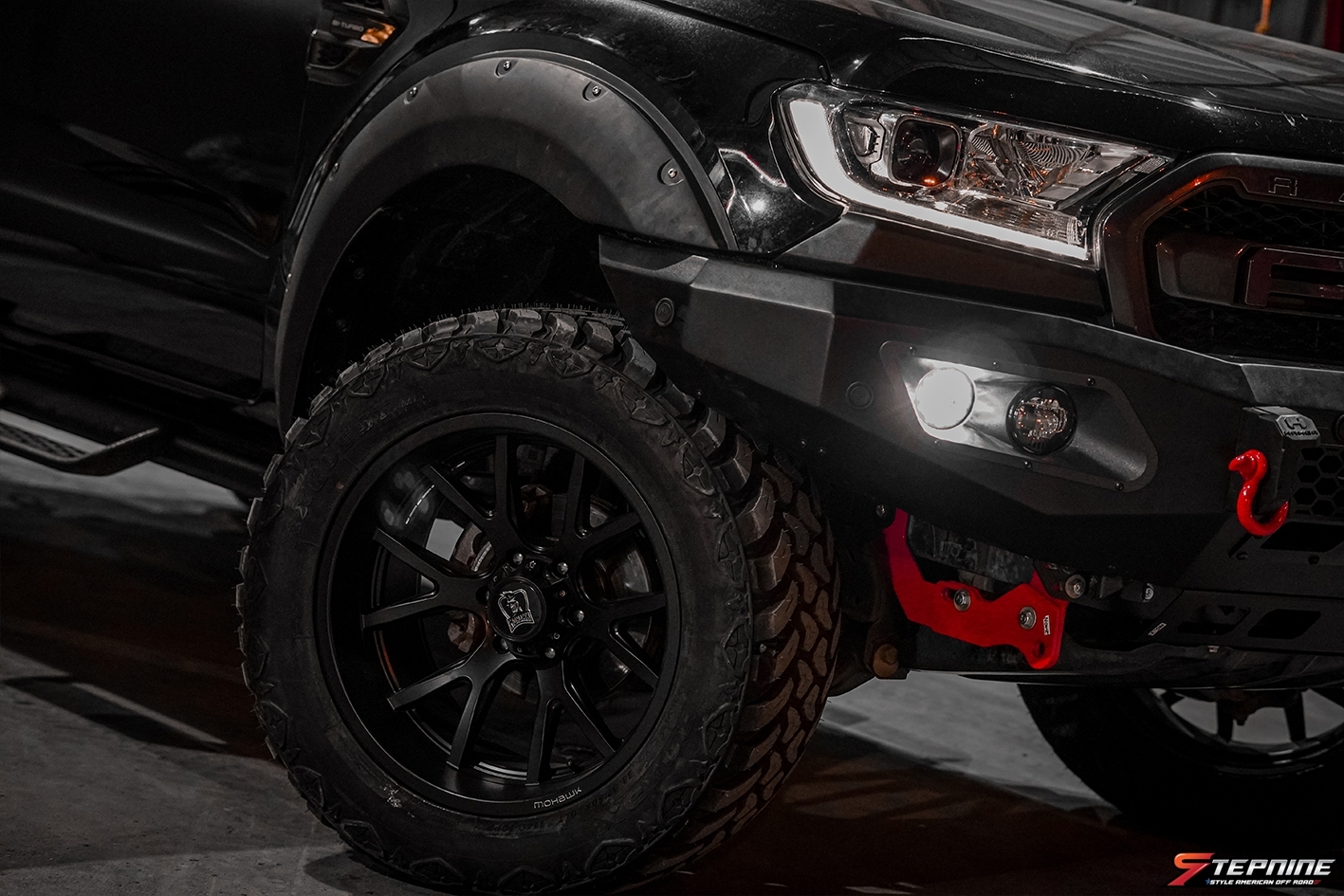 FORD RANGER จองคิวมาจากจันทบุรี ชุดแต่ง HAMER รอบคันที่ STEP9