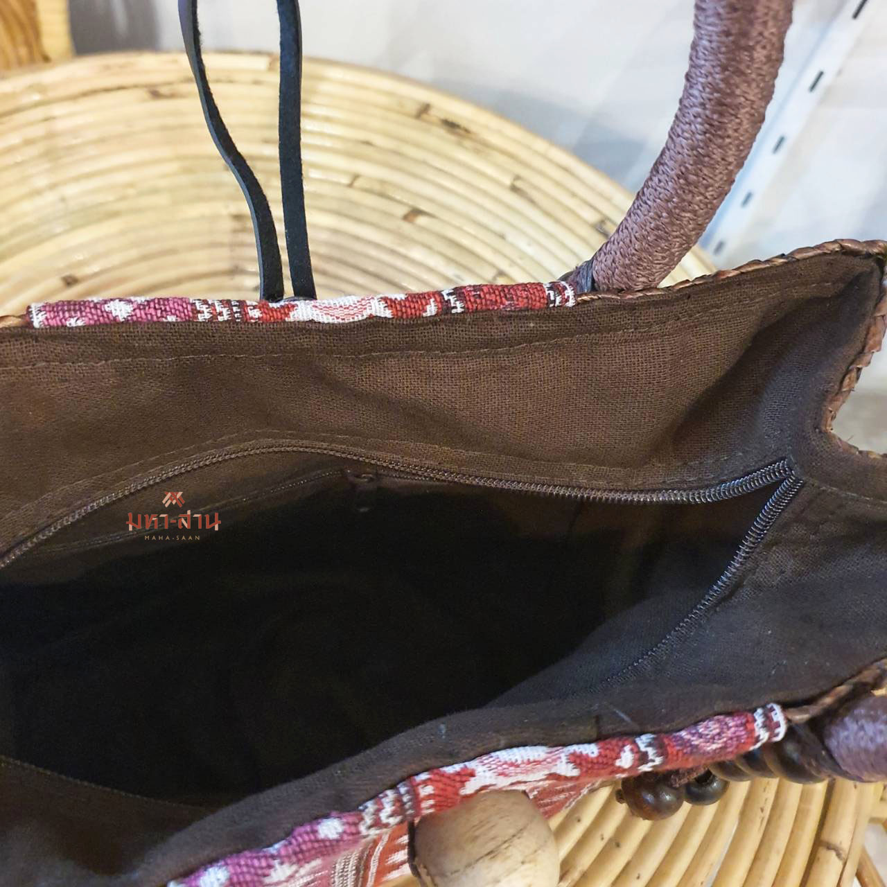 กระเป๋ากระจูด ของขวัญเกษียณ กระเป๋าถือ กระเป๋าผ้าไทย คละแบบ 👜