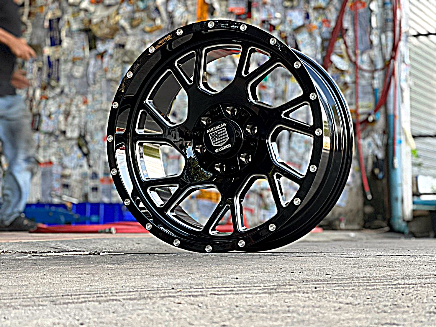 AMERICAN WARRIOR BE037 ขอบ20 ลายใหม่ที่ STEP9