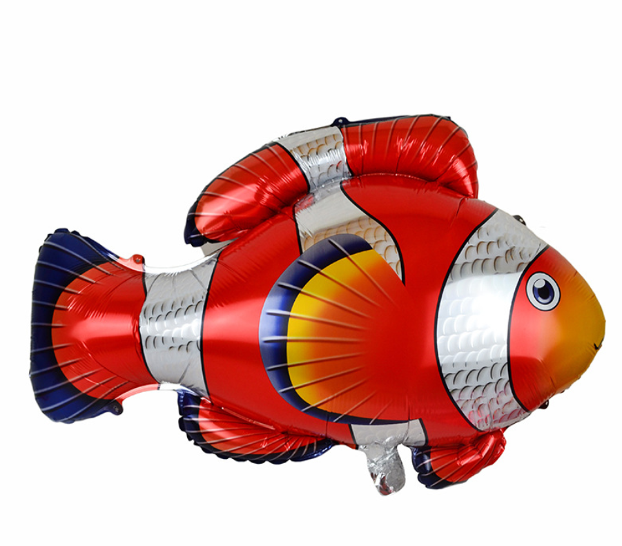 ลูกโป่งฟอยปลานีโม สีส้ม / Nemo Foil Balloon