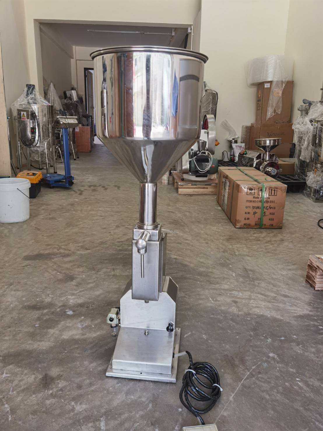 17151 OCJX-01เครื่องบรรจุของเหลว มือโยกรุ่น A03 PRO Set 2-100g /17152 ปั้มลม