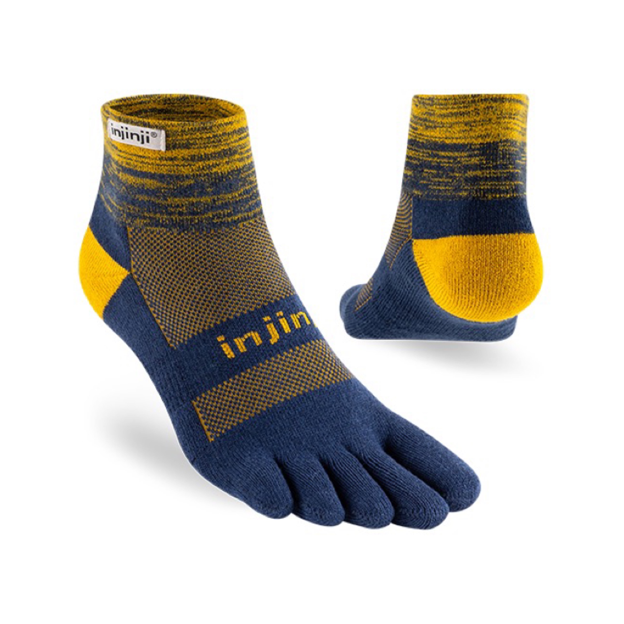 ถุงเท้าวิ่ง Injinji Trail Ankle Running Socks ‘3สี‘ (M)