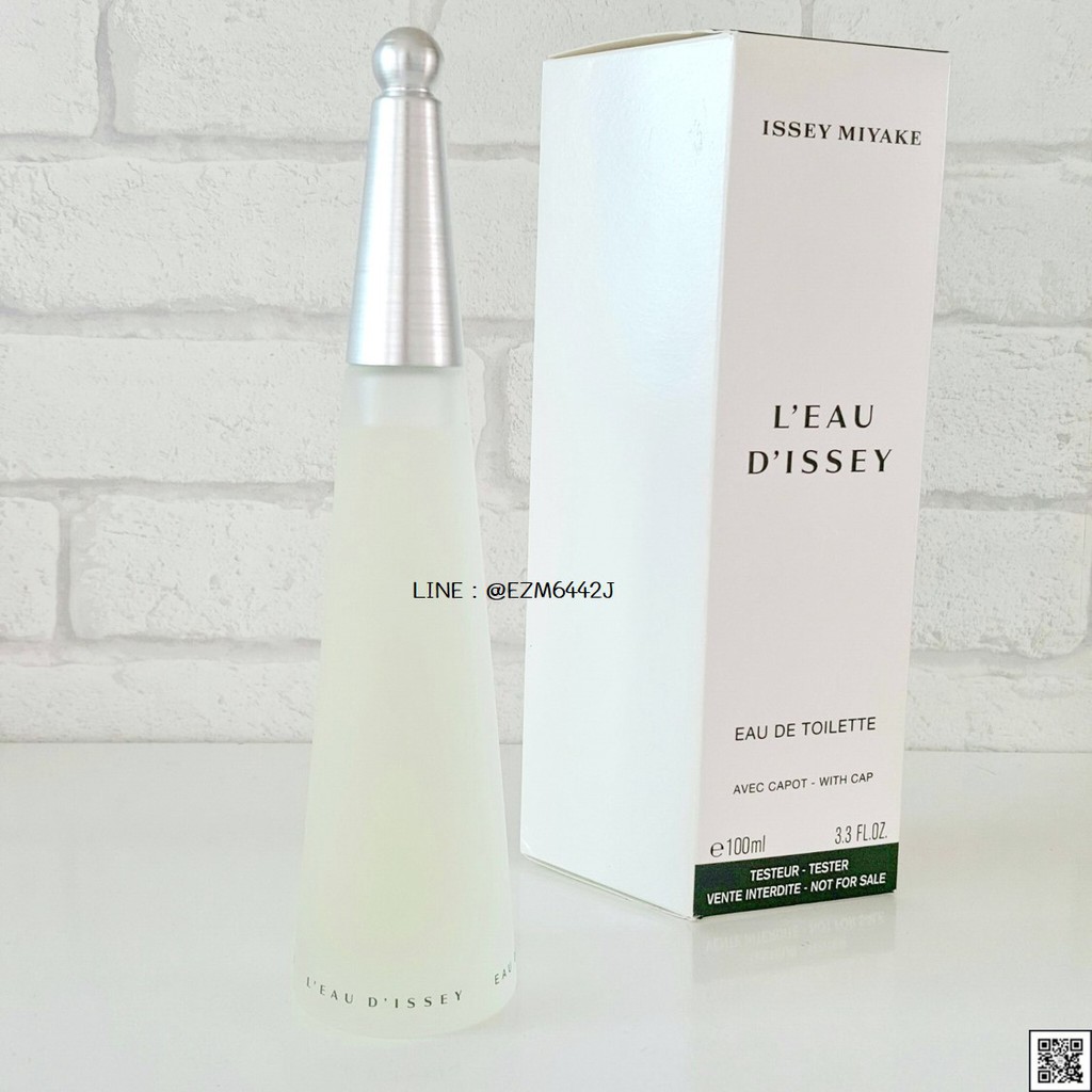 น้ำหอมแท้ ISSEY MIYAKE L' EAU D ' ISSEY FOR WOMEN EAU DE TOILETTE SPRAY 100 ML TESTER BOX ของใหม่ ไม่เคยถูกฉีด