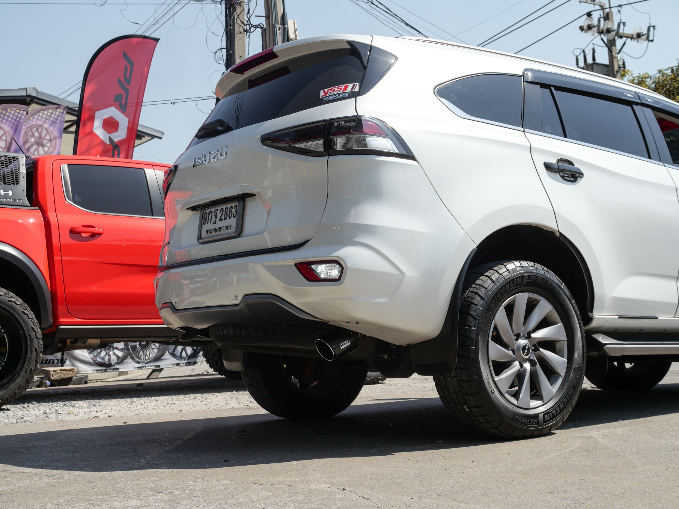 ท่อ HKS ใส่ ISUZU MU-X 1.9/3.0 ท่อเดี่ยว ของแท้ที่ Step9
