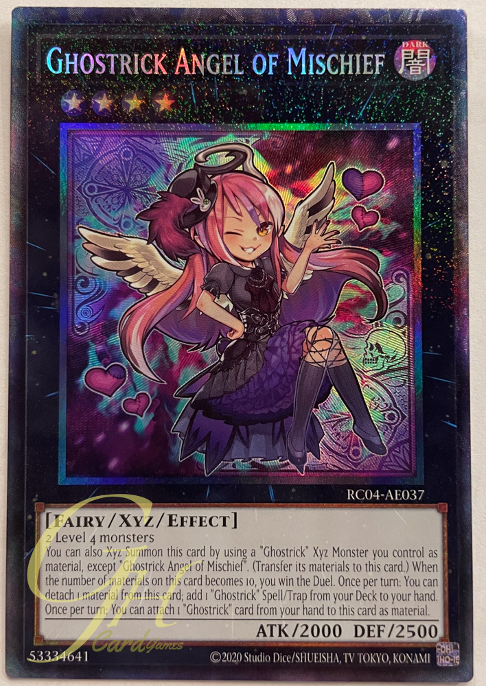 Yugioh [RC04-AE037] Ghostrick Angel of Mischief (Collector's Rare)