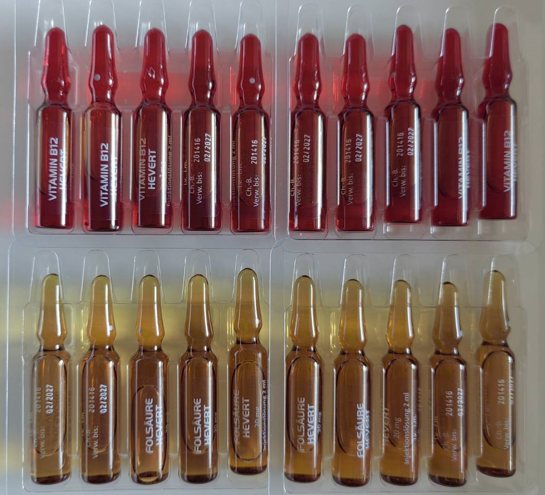 HEVERT VITAMIN B12 PLUS FOLATE 10+10