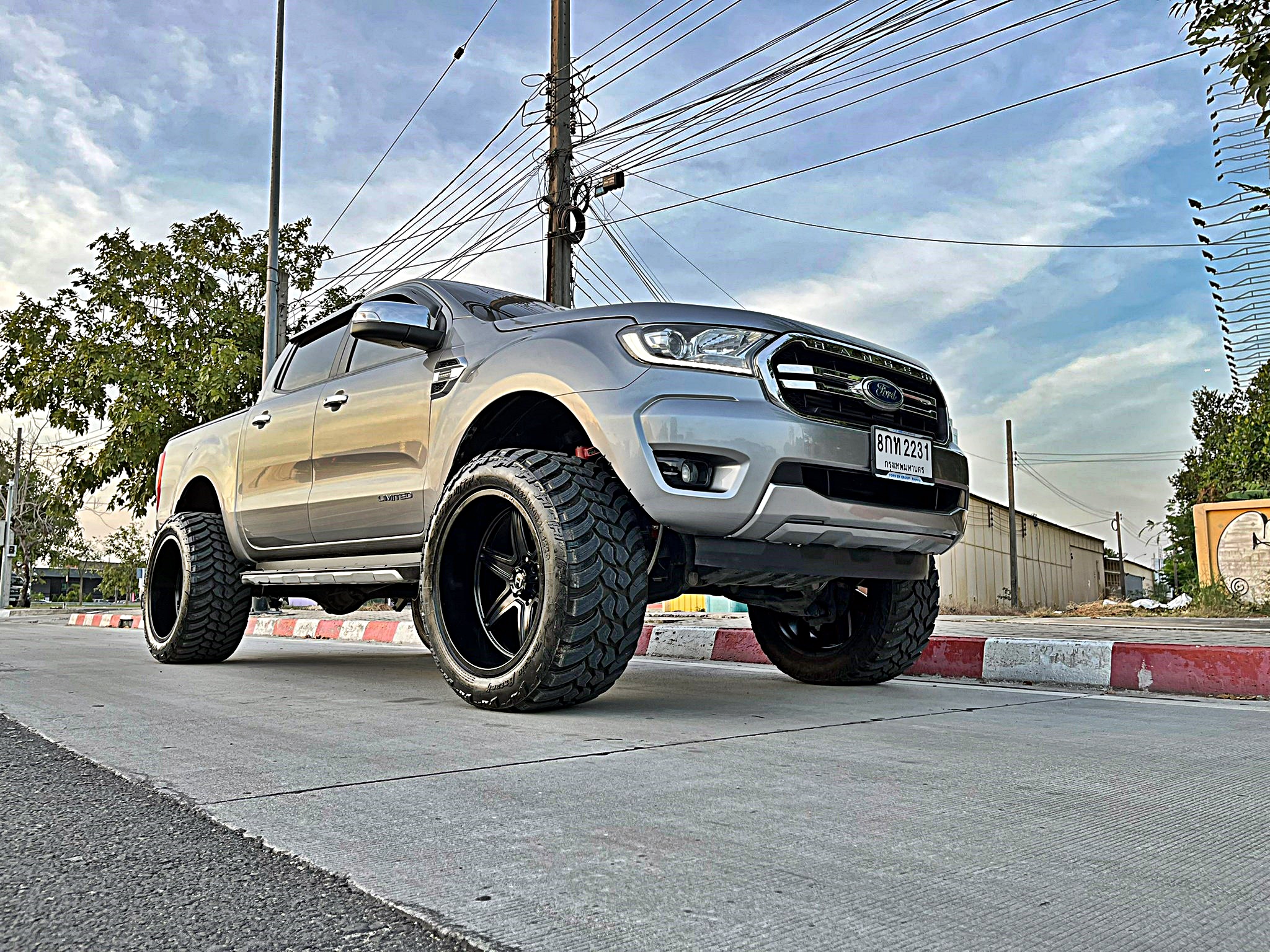 FORD RANGER ล้อ HOSTILE H117 ขอบ22 ที่ STEP9