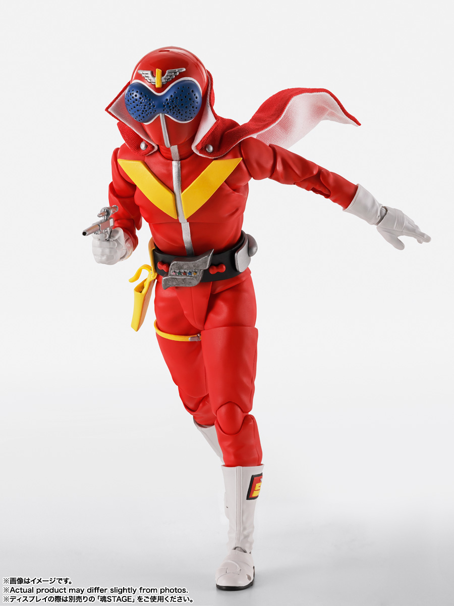 S.H.Figuarts (SHINKOCCHOU SEIHOU) AKARENGER Super Sentai 50th Anniversary Ver. (First press limited pedestal included)