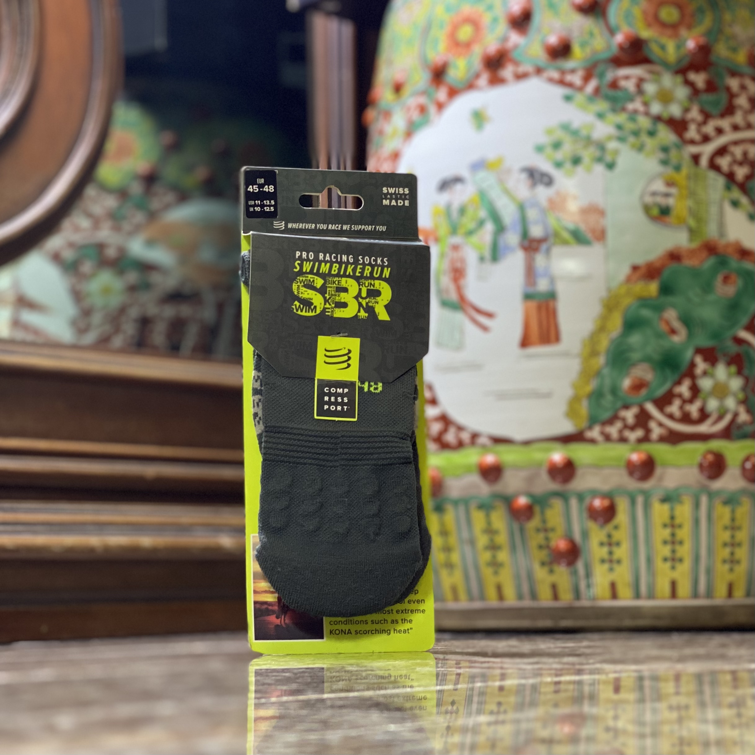 ถุงเท้าวิ่ง Compressport ‘SBR’ Running Socks (T1,T4)