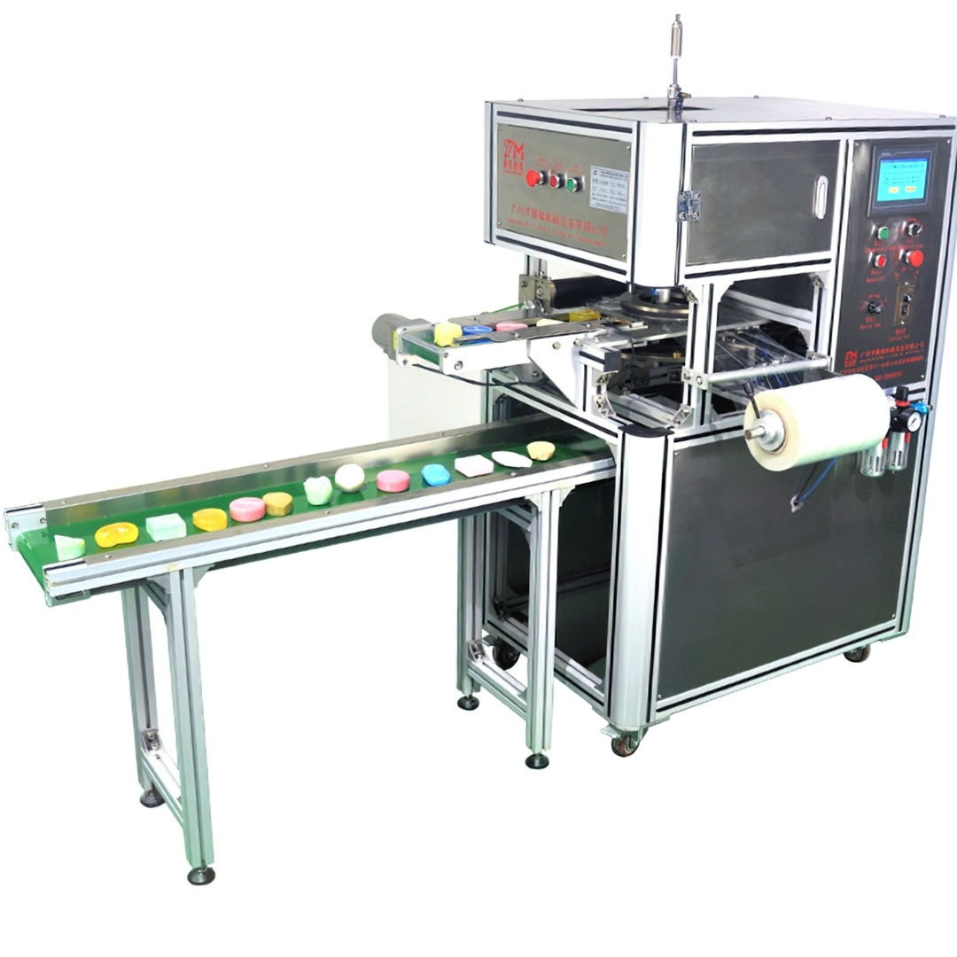 🌈15723 เครื่องห่อสินค้า เครื่องห่อสบู่ Handmade soap packing machine รุ่น YMBZ-02
