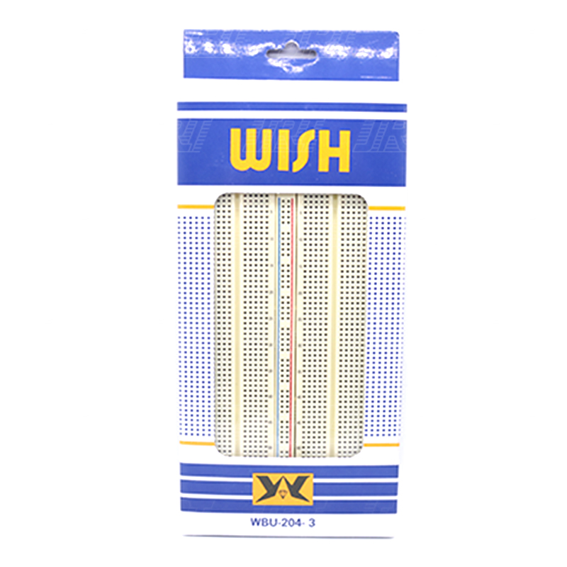 แผงต่อทดลองวงจร(Bread board) ขนาดต่างๆ จากแบรนด์ WISH BOARD WBU