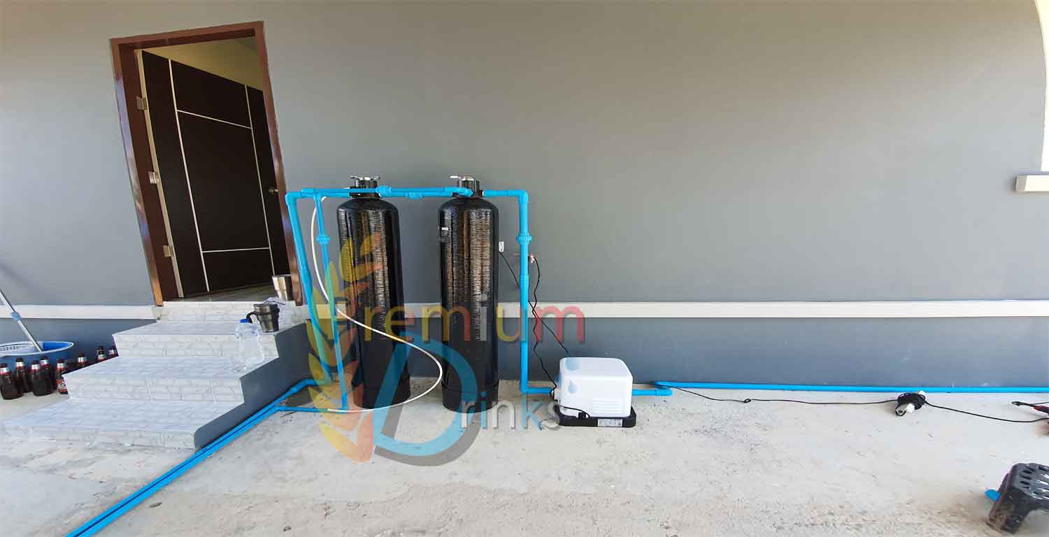 ชุดถังกรองน้ำใช้ ถังคาร์บอน+ถังเรซิ่น ราคาพร้อมติดตั้ง