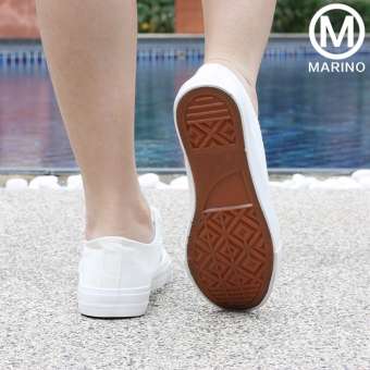 Marino รองเท้าผ้าใบผู้หญิง No.A007 - สีขาว