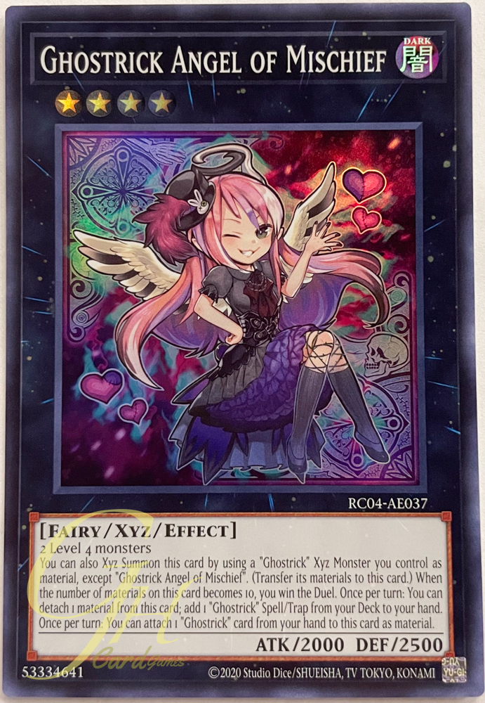 Yugioh [RC04-AE037] Ghostrick Angel of Mischief (Super Rare)