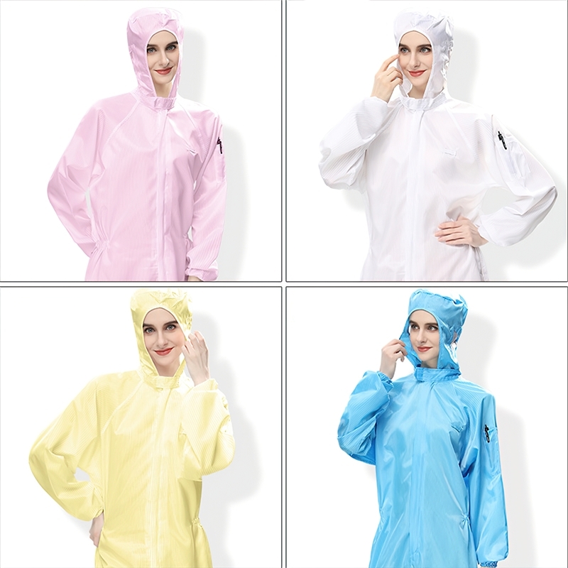 ชุดหมีป้องกันไฟฟ้าสถิตสำหรับโรงงาน ชุดโรงงาน 👷♀️👷♂️ BRT-011