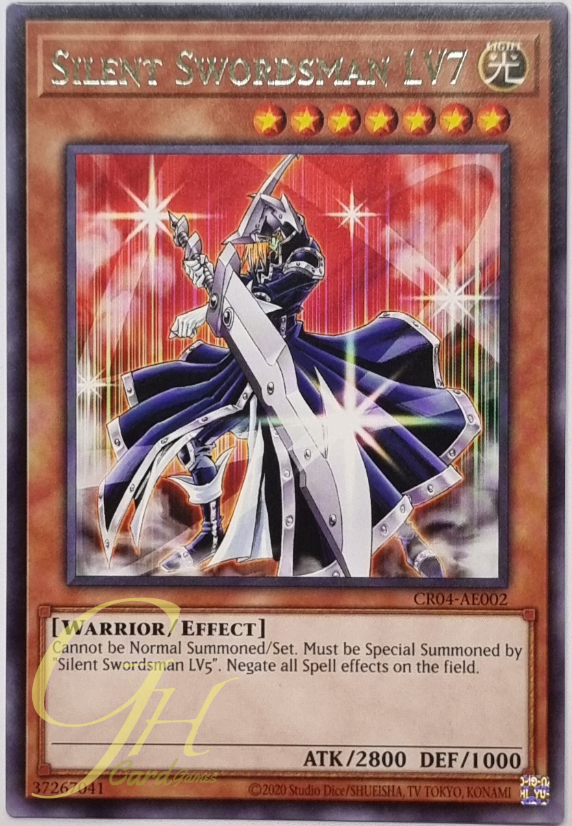 Yugioh [CR04-AE002] Silent Swordsman LV7 (Rare)