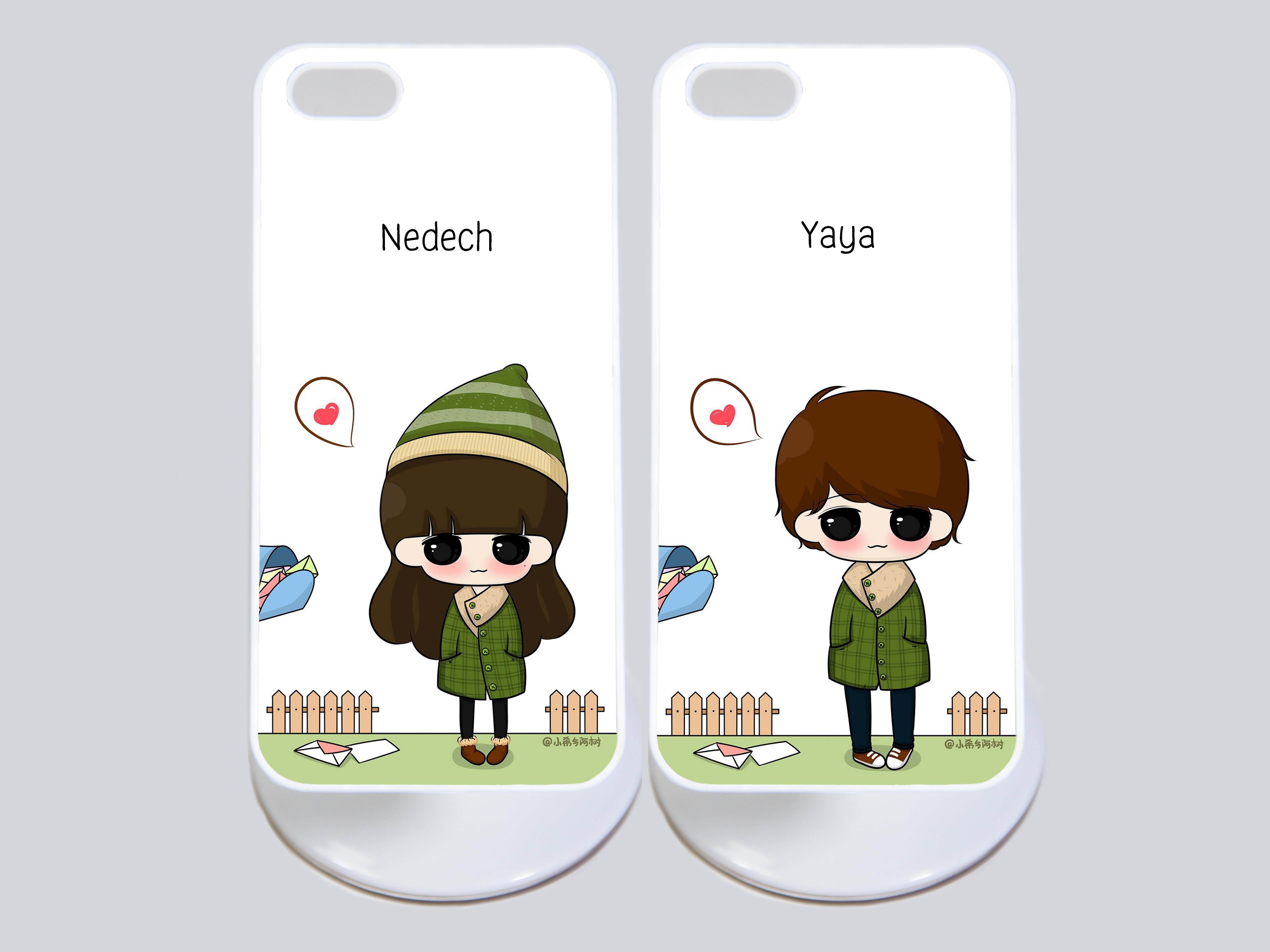 เคสสั่งทำ - ลายคู่ ลายการ์ตูน