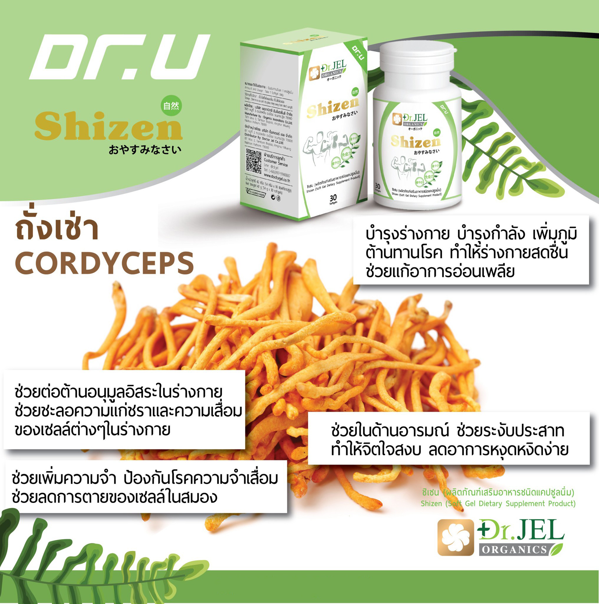 ถั่งเช่า Shizen Dr.U