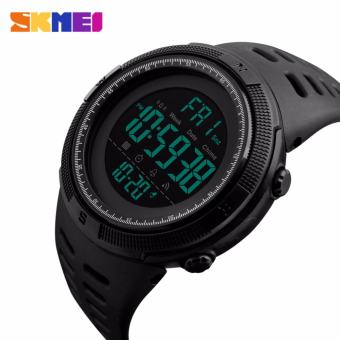 SKMEI แบรนด์นาฬิกาผู้ชายนับถอยหลังเวลาสองนาฬิกาปลุก Chrono ดิจิตอลนาฬิกาข้อมือ 50 เมตรกันน้ำ Watch 1251 - นานาชาติ