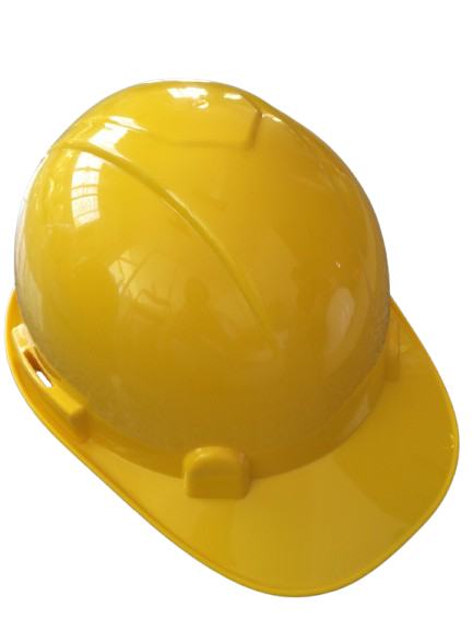 หมวกนิรภัย HDPE แบบปรับเลื่อน สายรัดคางสี่จุด