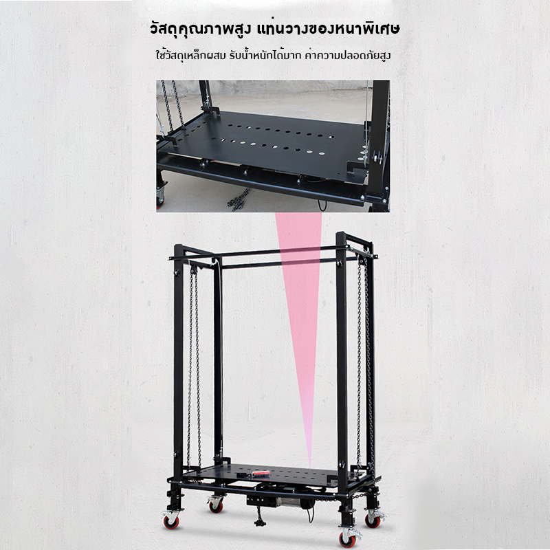 นั่งร้านไฟฟ้าแบบเคลื่อนย้าย - ยกง่าย สะดวกทุกงาน Electric Mobile Scaffold