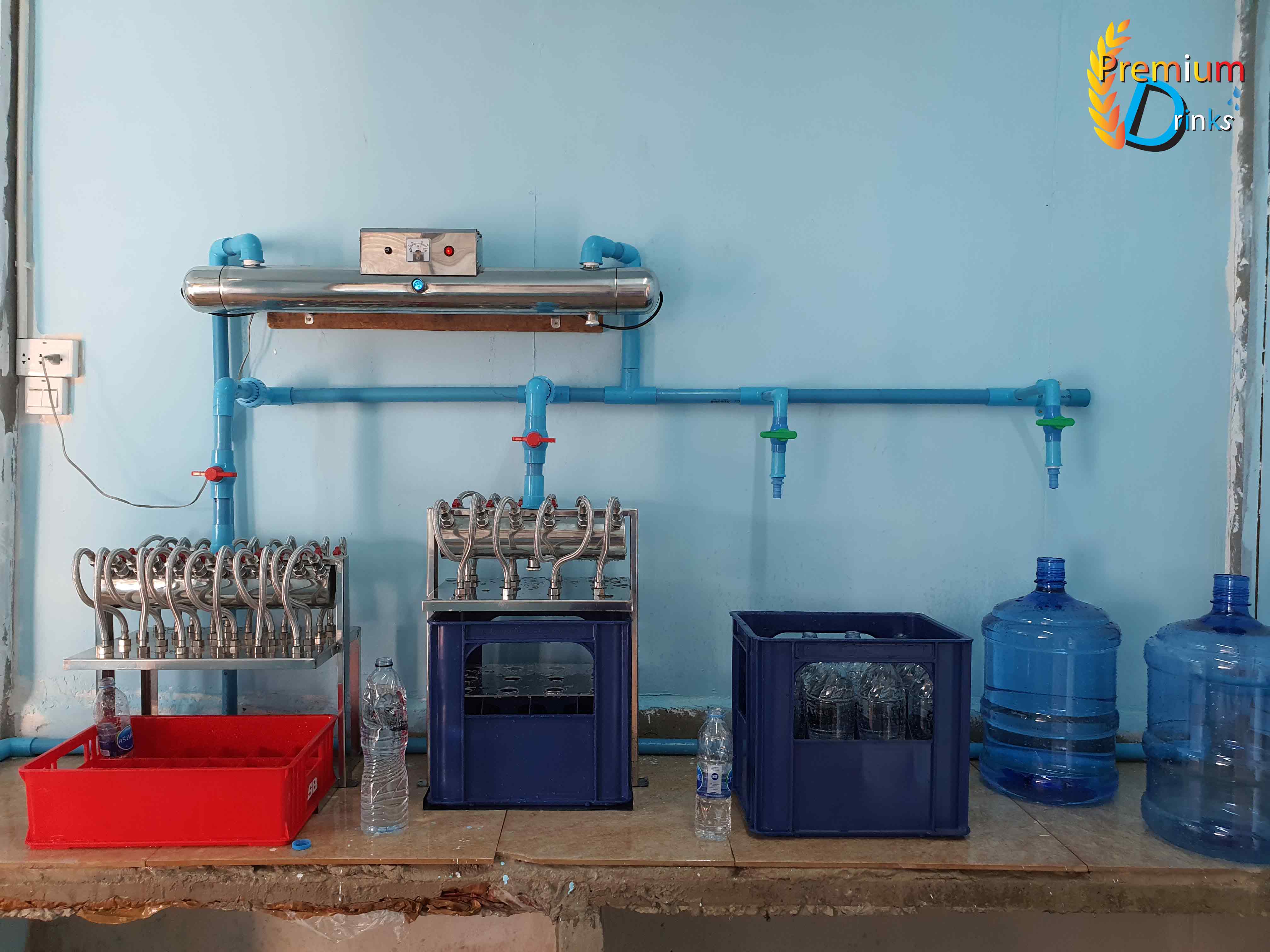 ชุดผลิตน้ำดื่มจำหน่าย ระบบ RO+UV กำลังการผลิต24,000 ลิตรต่อวัน พร้อมติดตั้ง